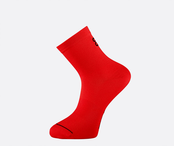 Classic Short Red Cycling socks