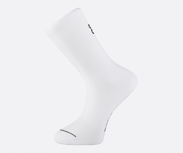 white cycling socks bissini