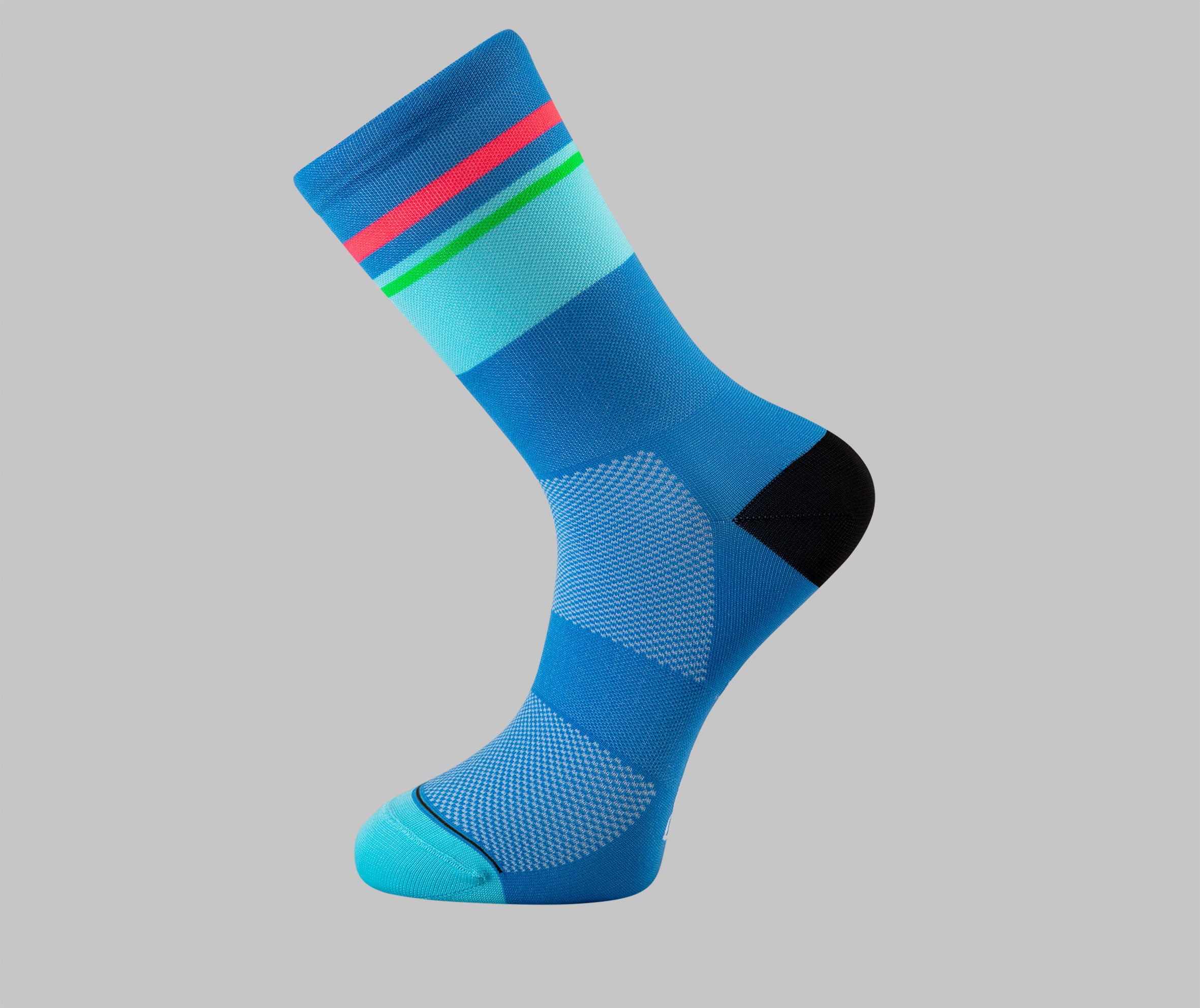 Tempo - Summer Cycling Socks - Blue | PONGO London – BISSINI