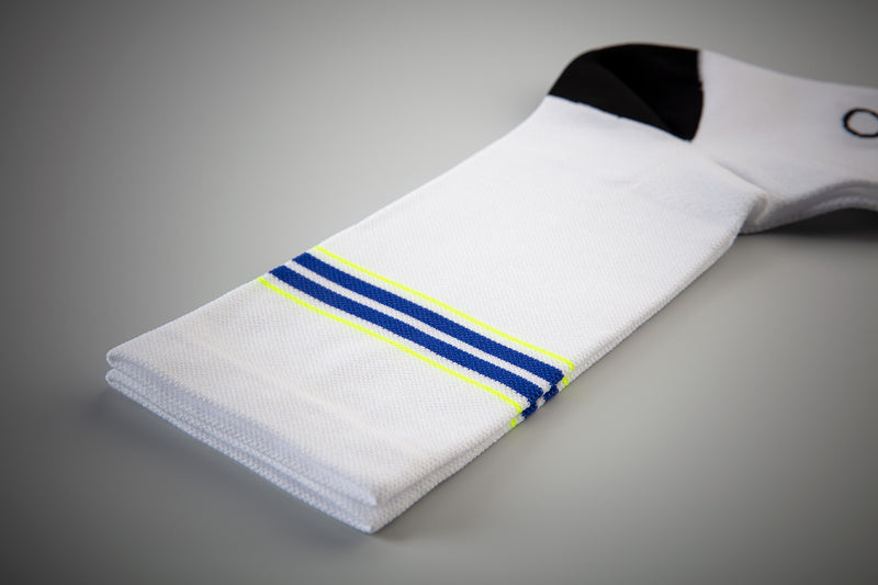 Pin Stripe - Cycling Socks - Blue